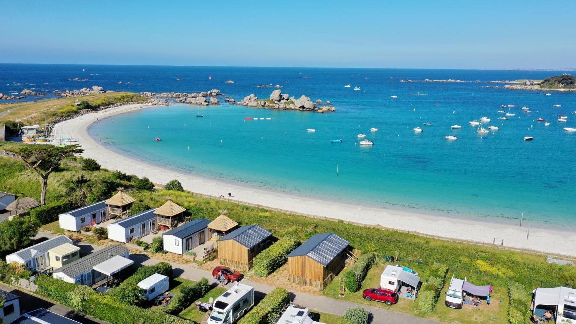 Camping De La Cote Des Legendes Brignogan-Plages Kültér fotó